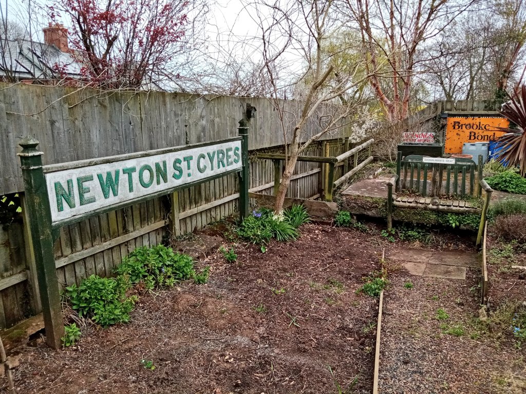 glenaallen's tweet photo. Newton St Cyres ☑️
Lovely little station with a pub with its own brewery as well! #theBeerEngine couldn't resist a swift half and a sit in the signalman seat! https://t.co/E2qhoxHIzX