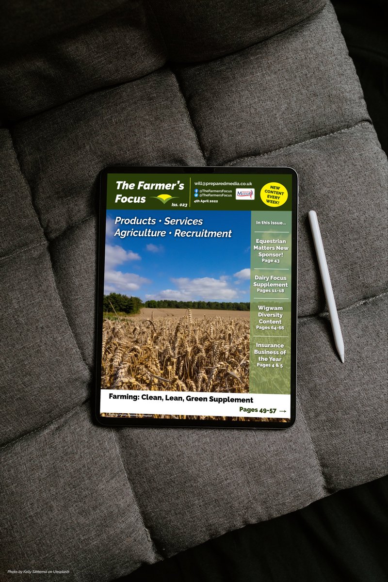 TheFarmersFocus's tweet photo. #TFF
The Farmers Focus is now live
Click the link for issue 23

https://t.co/aImNGZ7w9V

Equestrian matters has a new sponsor https://t.co/cwKOkXJjRY
@wigwamholidays feature in the new e-mag
Also inside this week @DeSangosseltd @WilliamsAuct @Yara_UK &amp; much more
#TheFarmersFocus https://t.co/MYxlB4Gdqy