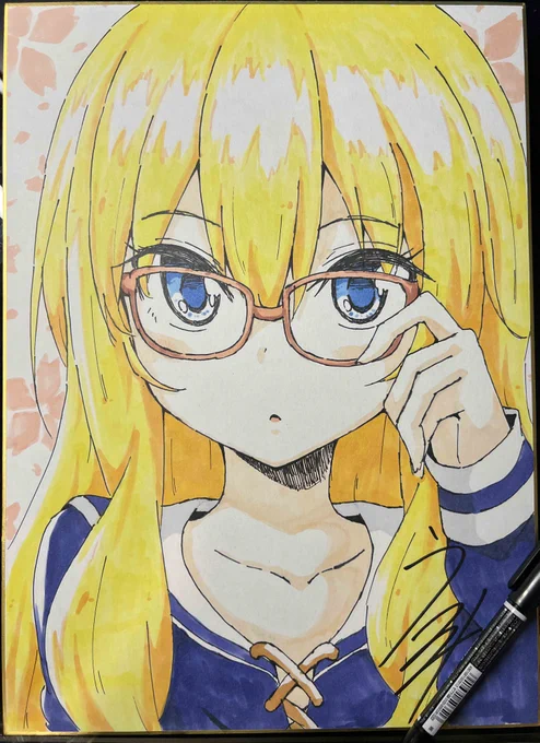 図書室で大人しく本読んでそうな天使👼 