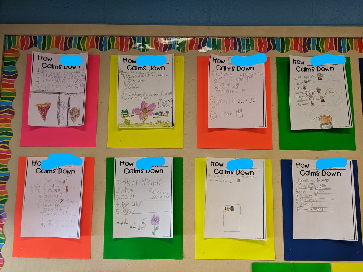 Grade threes are learning all about self-regulation and what strategies work best for them when they are having big feeling! Today we focused on deep breathing and creating our own toolbox <a href="/VElementary/">Vanier Elementary</a> <a href="/3Vanier/">Vanier 3B</a>