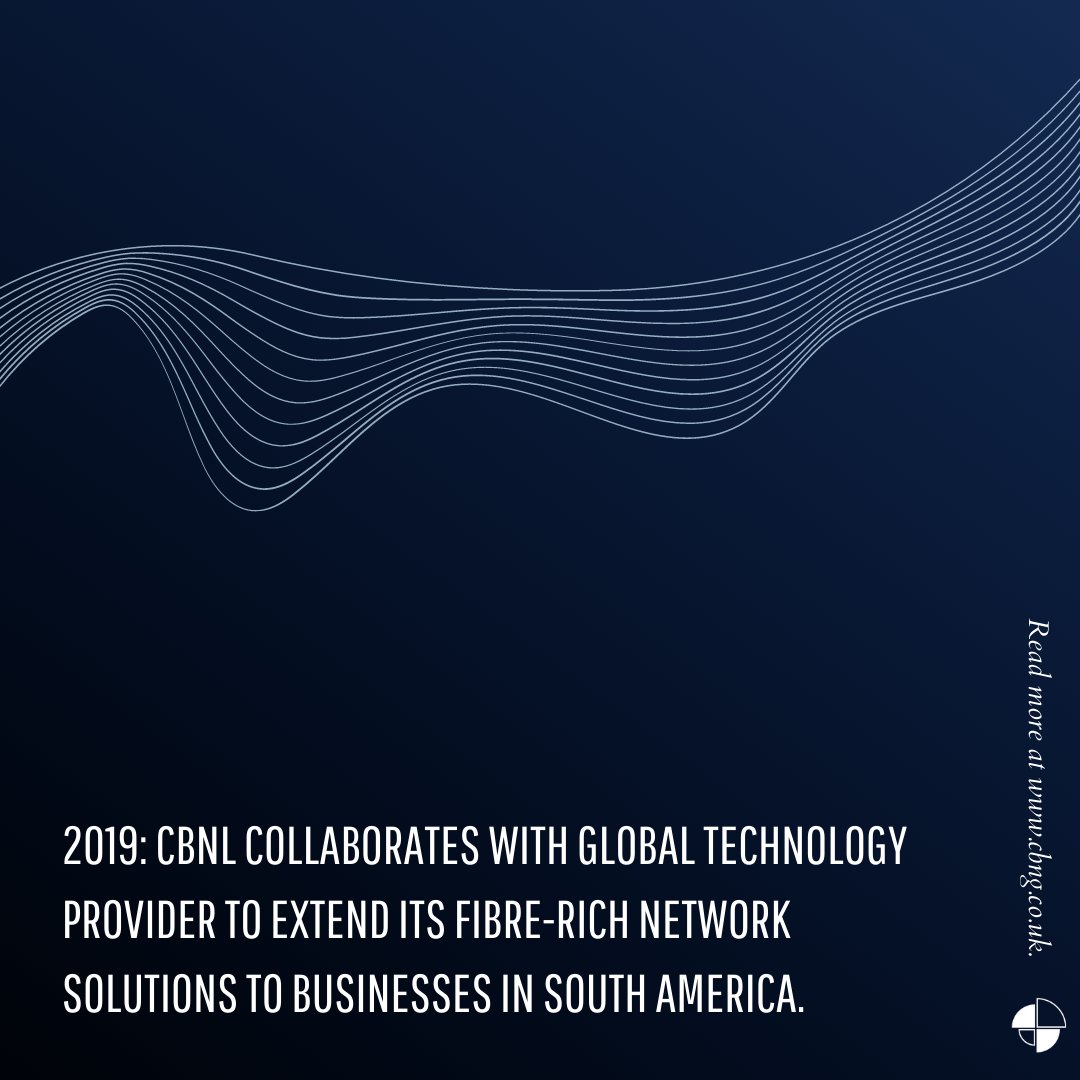 CBNGTeam's tweet photo. 2 years ago: CBNL collaborates with global technology provider to extend its fibre-rich network solutions to businesses in South America. Read more: 

https://t.co/cto7hA5cfO

#FWA #mmWave #CBNG #CambridgeBroadbandNetworksGroup #CBNL https://t.co/NF6oYx3qfZ