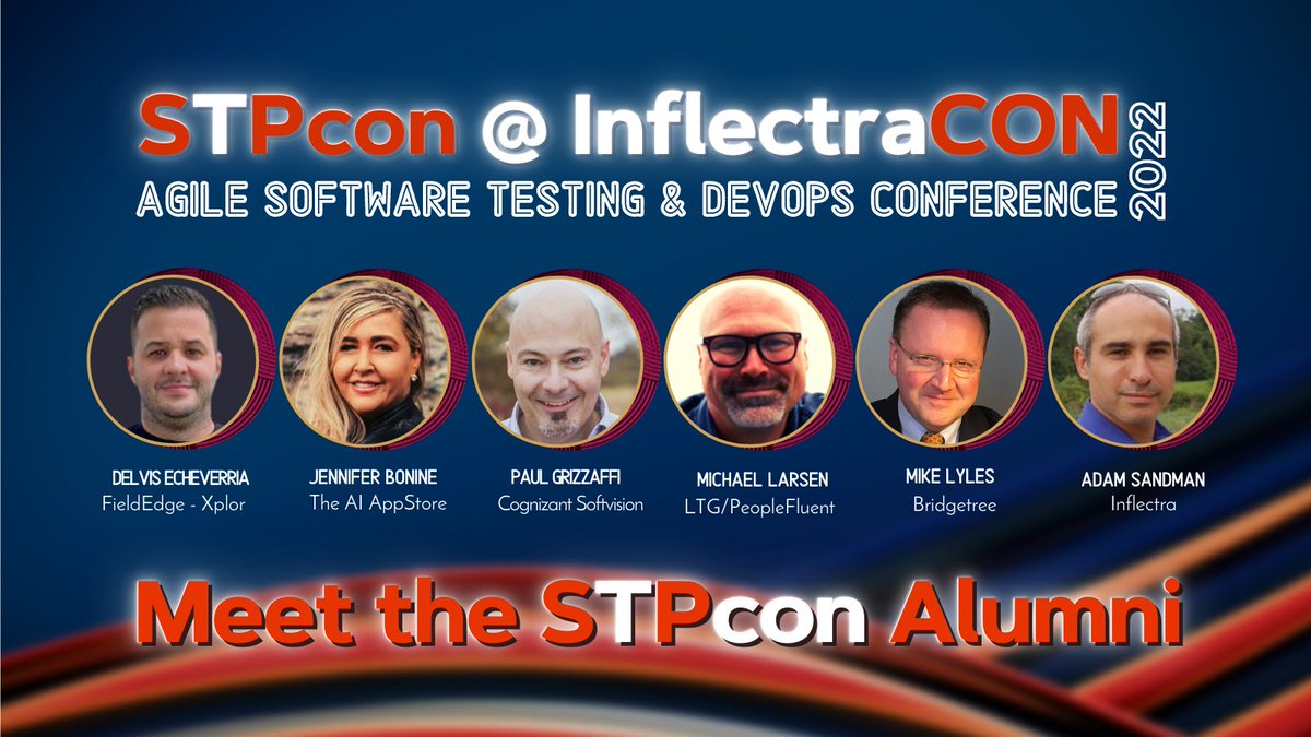 InflectraCon's tweet photo. #STPcon Alumni at #InflectraCON!
Carrying on @SoftwareTestPro's legacy, InflectraCON is excited to host so many alumni on this year's speakers list - with experts in #AI, #Agile, #DevOps, and more!
See all our amazing speakers! 👉https://t.co/GiOZ3o63hU https://t.co/JDNYZjMZJQ