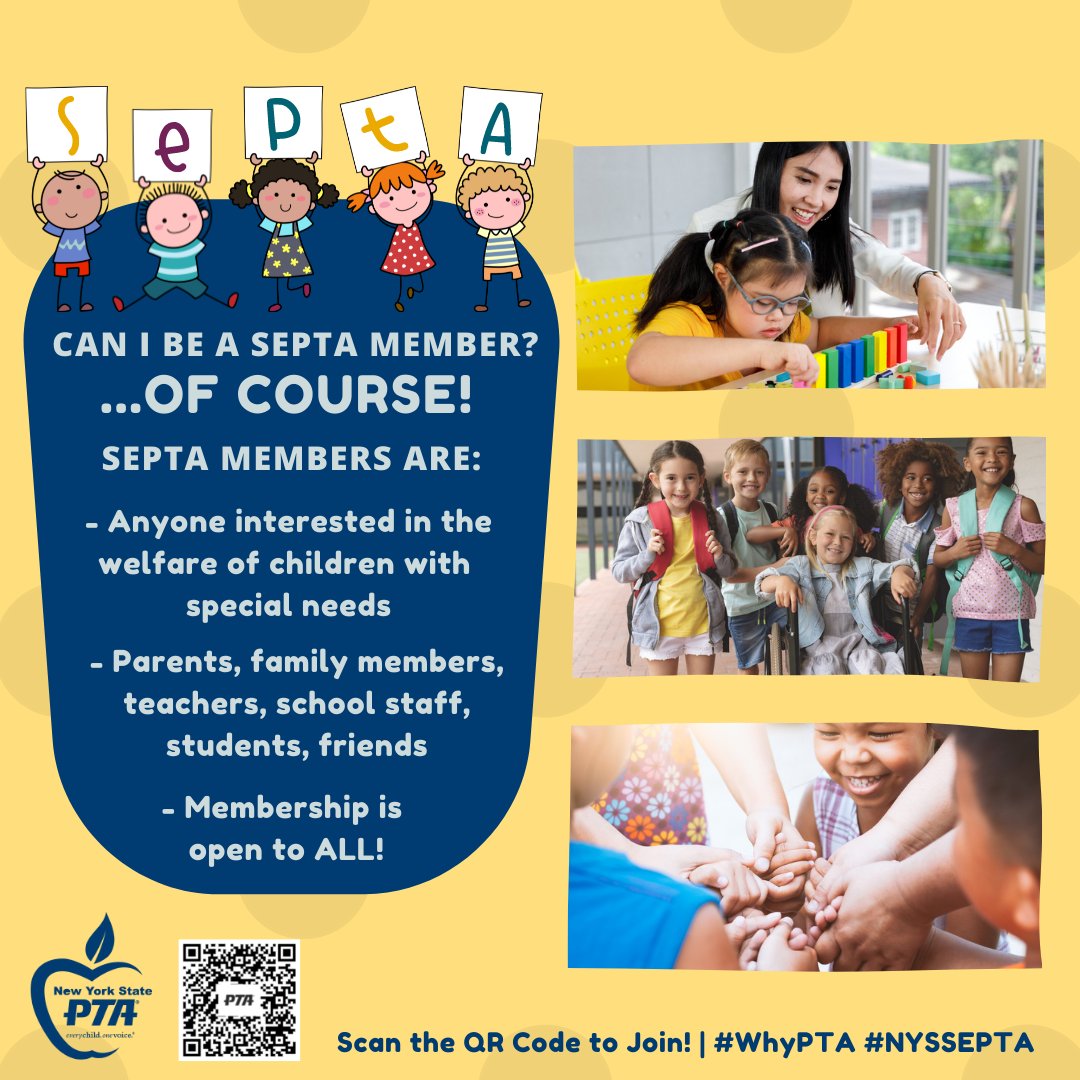 NYSPTA's tweet photo. April is Autism Acceptance Month! 1 in 44 children are identified with Autism Spectrum Disorder nationally. Now is the time for #autismawareness and #autismacceptance and starting a SEPTA at your local school is the place to start. For more info click here https://t.co/AehEgN7o7q https://t.co/dvjxtg1CbB