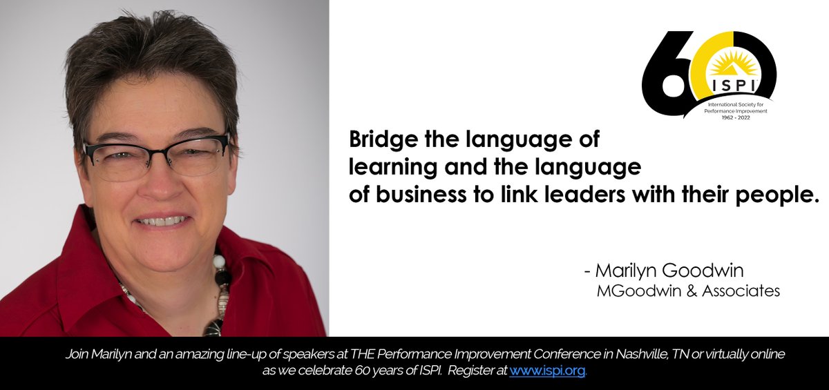 Join Marilyn Goodwin in Nashville April 28th @ 10:40
ispi.org/mpage/ISPI_202…
#ISPI60thAnniversary