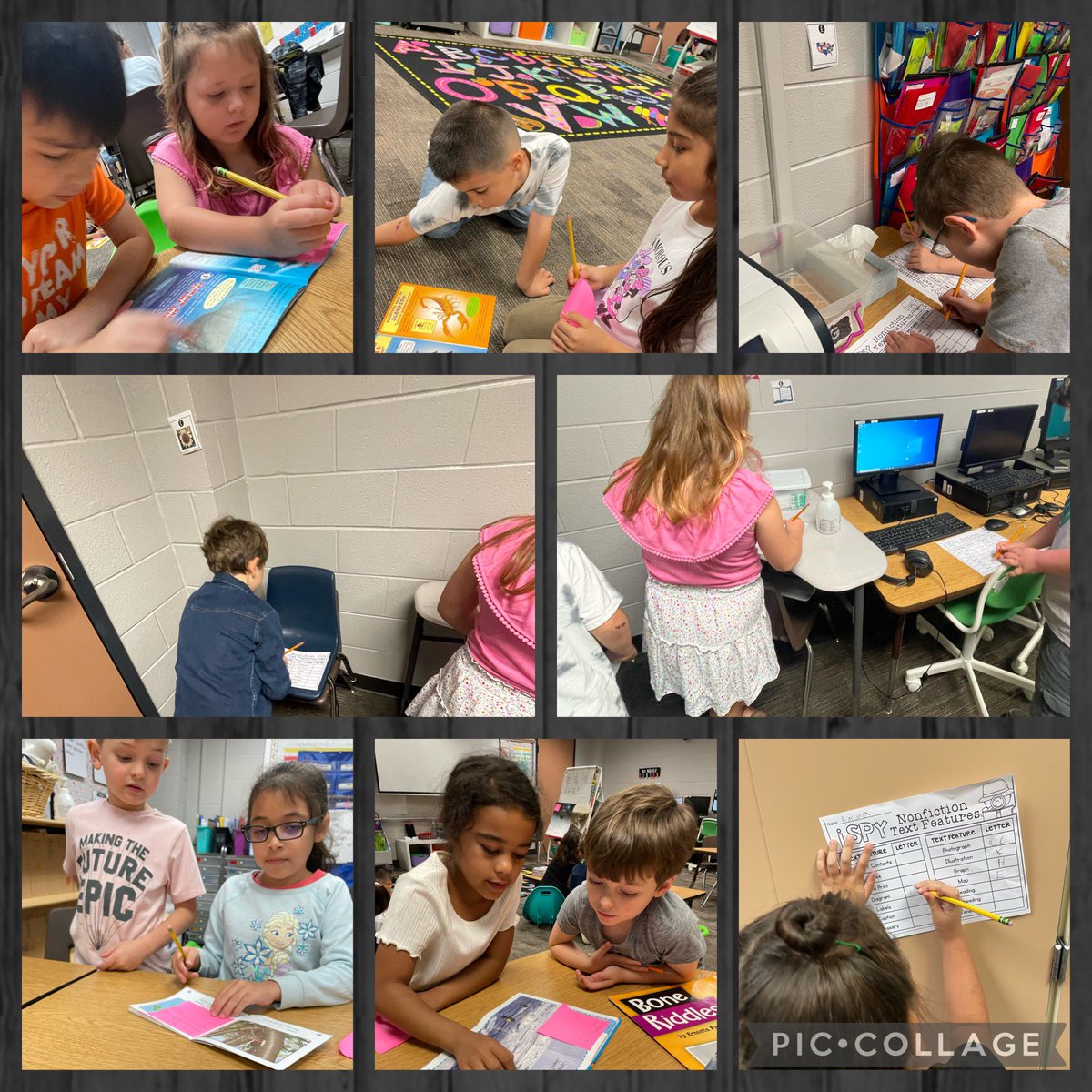 A text feature hunt and writing facts from non-fiction books are helping us gear up for research! <a href="/HumbleISD_PFE/">Pine Forest Elem</a>
