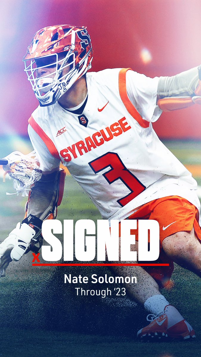 PLLCannons's tweet photo. Lineup lookin’ lethal. 👀 

We have signed attackman @nate_solomon3 through the 2023 season. https://t.co/vuHaeS635j