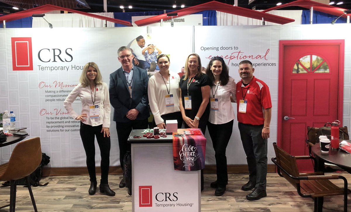 CRSTempHousing's tweet photo. Don't miss us! Come by and see your CRS team at Booth #621 for #PLRB #ClaimsConference2022 &amp; Insurance Services EXPO in San Antonio, TX https://t.co/2r5pSPf61L