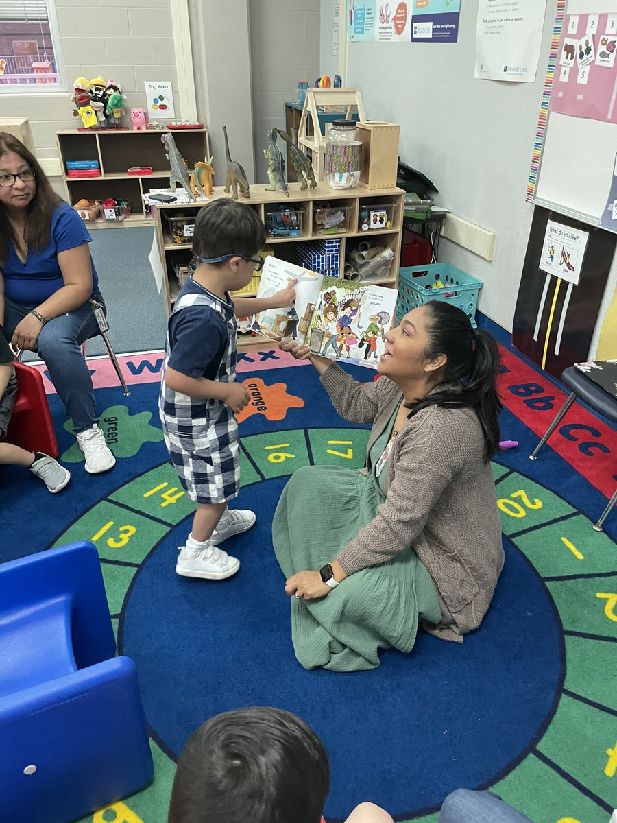 Thanks @JacksontheTeach for coming to kick off #WOTYC #WeekoftheYoungChild with us and reading to us about drumming! We especially loved drumming around the classroom! @NISD_ECE