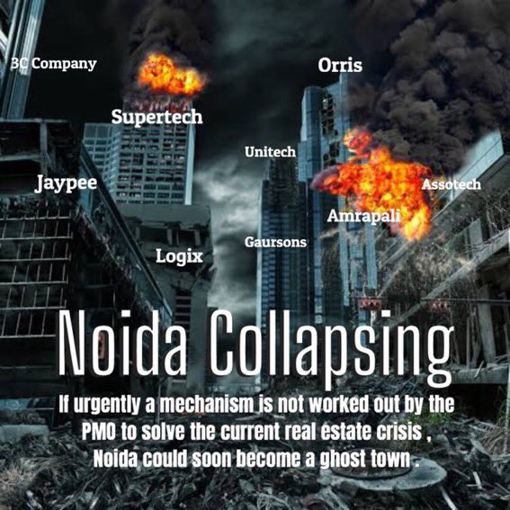 iwantmyhome_in's tweet photo. THE INSOLVENCY BONANZA of housing projects in noida is a SYMPTOM of ROT of INEFFICIENCY &amp; CORRUPTION in noida real estate SYSTEM. CURE it before this becomes नासूर @PMOIndia @CMOfficeUP @nsitharaman @HardeepSPuri @TOINoida @Realty_Et https://t.co/5IFq3kL6Gu