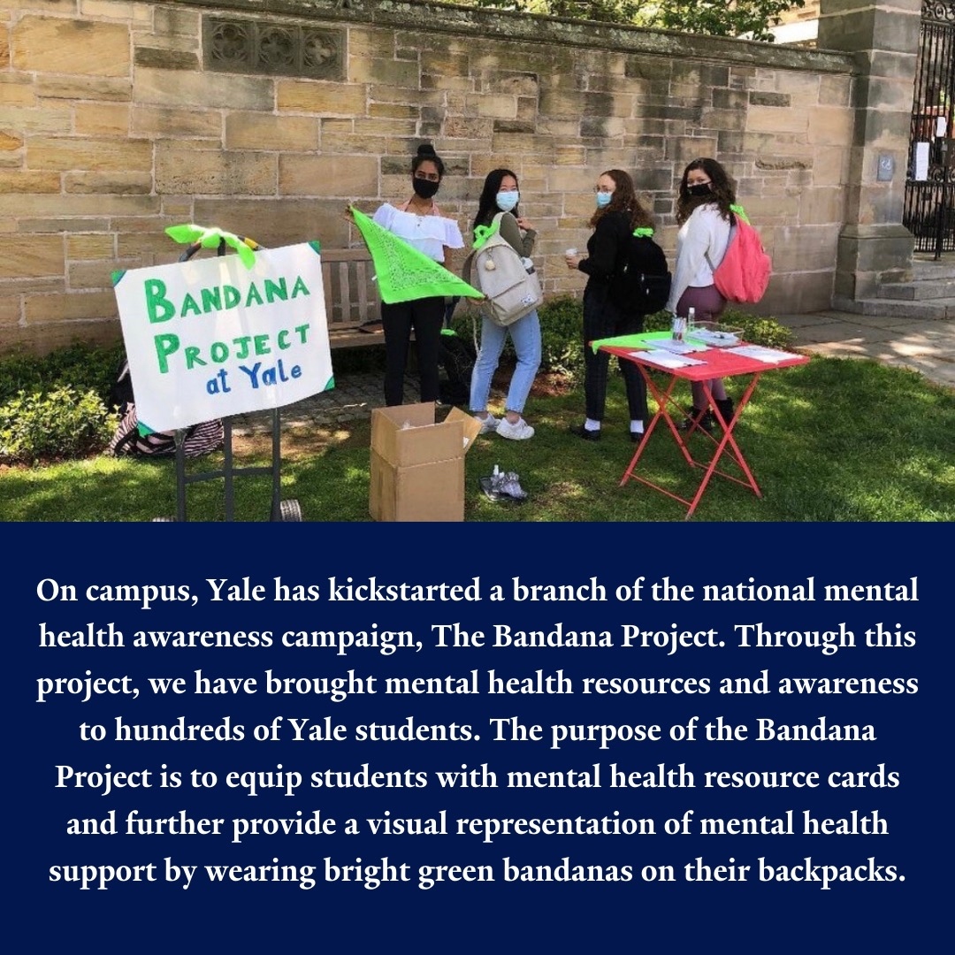 DwightHallYale's tweet photo. The Yale Student Mental Health Association (YSMHA) is a student organization on Yale’s campus that raises awareness about mental health issues in the Yale community and beyond, such as through The Bandana Project.
#MemberGroupMonday #ChangeHappensHere #dwighthall https://t.co/42r9dVRBEW