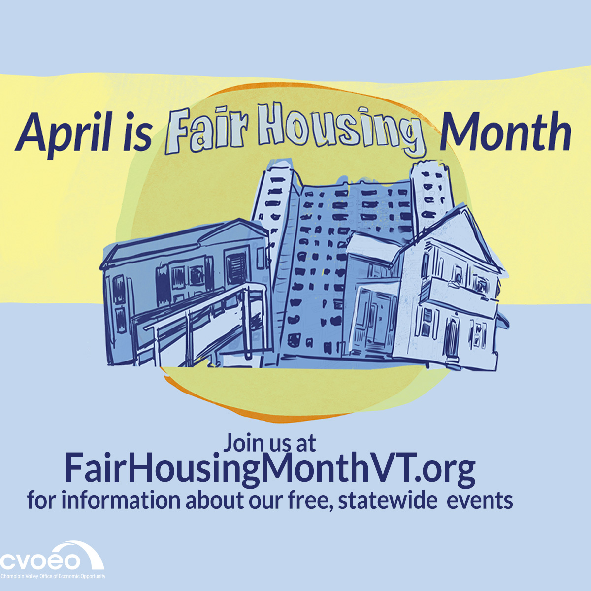 VTFairHousing's tweet photo. Fair Housing Month is here! https://t.co/2pywHoqELl This recent #ThrivingCommunities post includes an overview of the events you can find across the state of #vt &amp; virtually celebrating Fair Housing and inclusive communities. For more- https://t.co/oRIwqyPMDV #VTpoli #housed802 https://t.co/bQhNI8XL5R