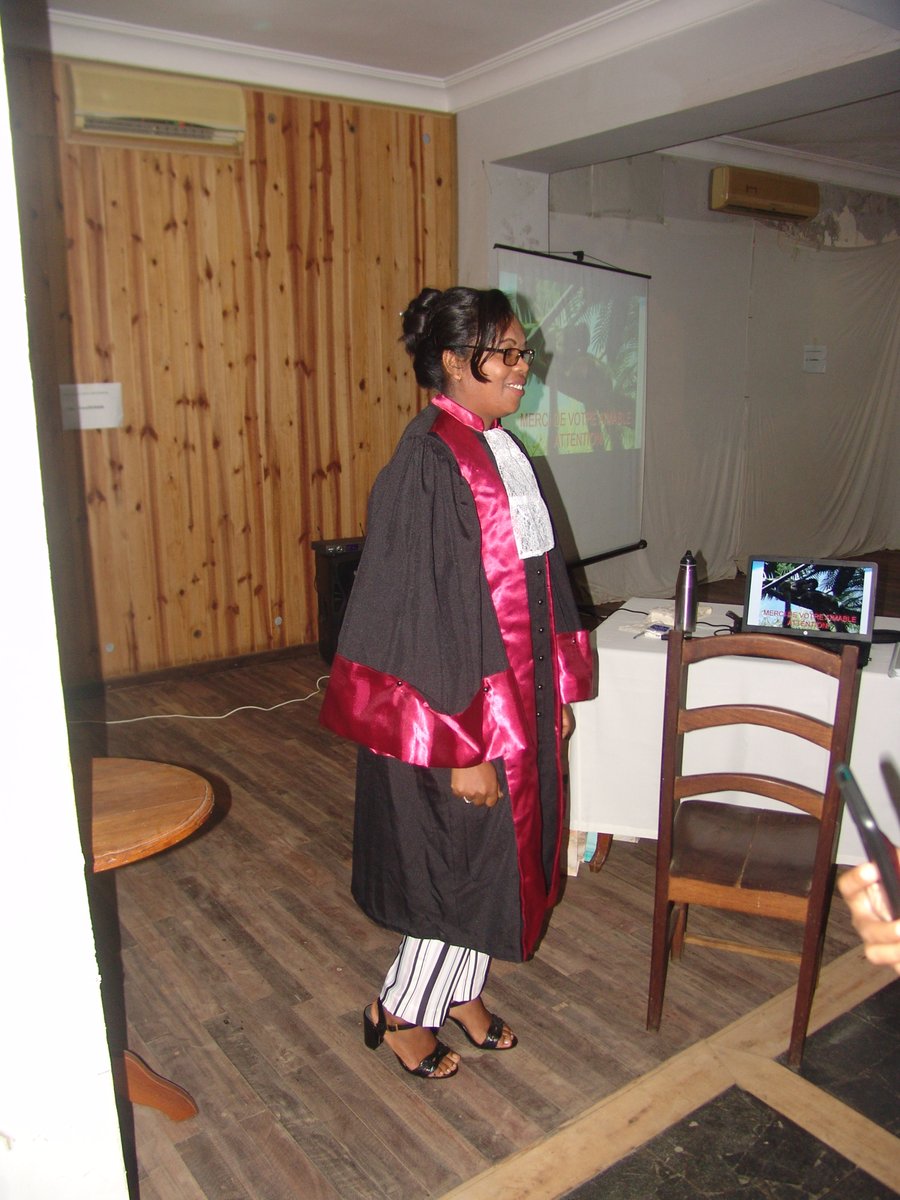 Congrats to DOCTOR Ando Rakotonanahary! She successfully defended her PhD on the greater bamboo lemur. For her field work, she (alongside 2 guides) recorded habitat use, diet, and more. Results of their efforts will be shared in upcoming publications. #WomenInScience