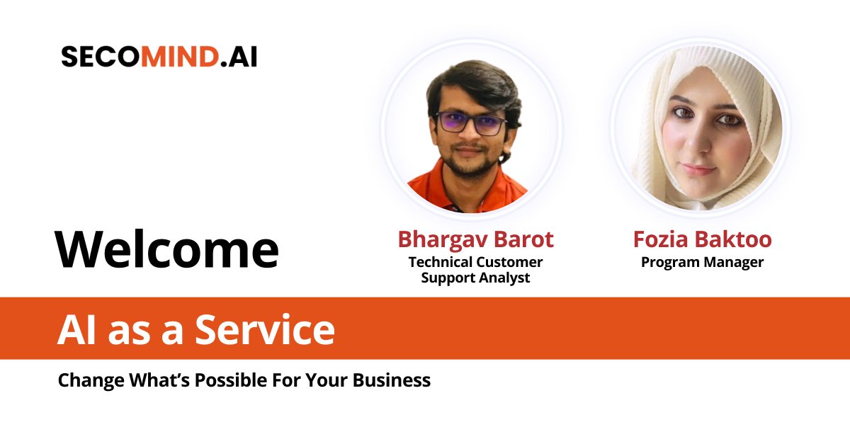 PiriNetwork's tweet photo. Welcome to our team Fozia Baktoo &amp; Bhargav Barot! We brought you on with us because we saw something special in you — a fresh eye that can help take us to the next level. We know you’ll make waves and we’re committed to supporting you every step of the way. #Secomind #AI https://t.co/cqkcoilDa6