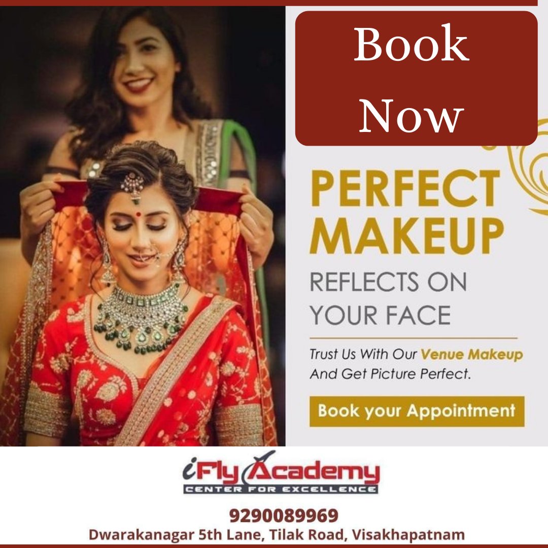 I_Fly_Academy's tweet photo. Get yourself a Makeover on Your Special Day
By AV Makeover Beauty studio for women 

Call for Appointments

#bridalmakeup #makeupartist #makeup #bride #wedding #weddingmakeup #bridal #mua #bridalhair #bridalmakeupartist #beauty #weddingphotography #indianwedding #indianbride https://t.co/wmb8LQdSea