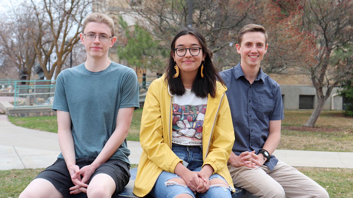 Congratulations 2022 Goldwater Scholars!!
Wesley Mills, Cristina Chirvasa, and Bruce Brewer have all achieved an incredible feat in their research career by receiving this prestigious award. Read about each of our Scholars here! bit.ly/GWscholar22

#USUResearch