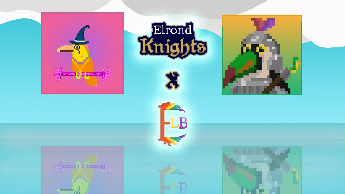 ElrondBirds's tweet photo. 🎁#NFTGiveaway 

The Toucs traveled all the way to the Medieval Age!
Our first #Crossover and partnership with @elrondknights !
Win both NFTs and $Lucky by

1⃣Like, Retweet &amp; Tag your frens
2⃣Follow @ElrondBirds &amp; @elrondknights 
3⃣Join Discords, links 👇
#nft #Elrond $EGLD #NFTs https://t.co/t1KQIqCFcV