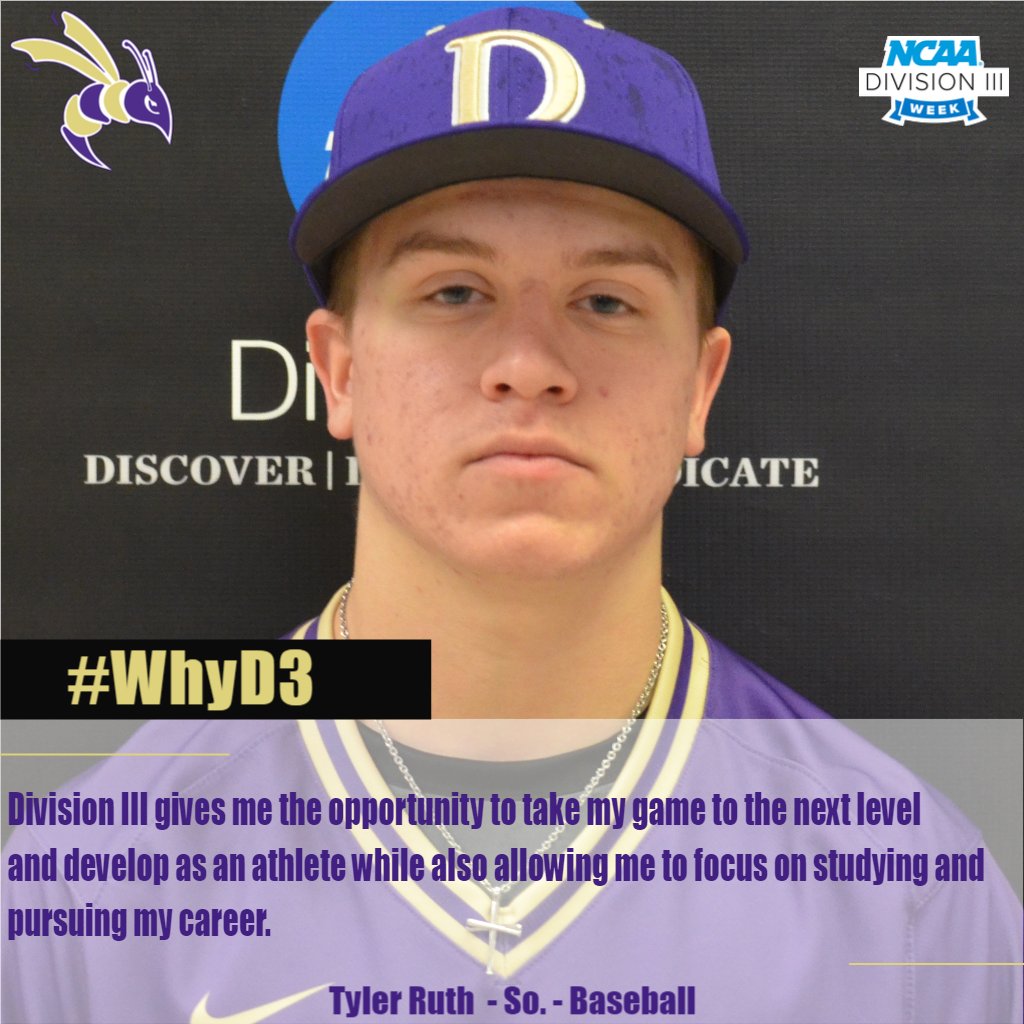 DC_Athletics's tweet photo. Throughout #D3Week we will be sharing why our student-athletes chose Division III and @defiancecollege and what they enjoy about the D3 experience.
First up are student-athletes from @DCJacketsBASE!
#JacketNation #WhyD3 #WhyDC https://t.co/KMop70ivXV