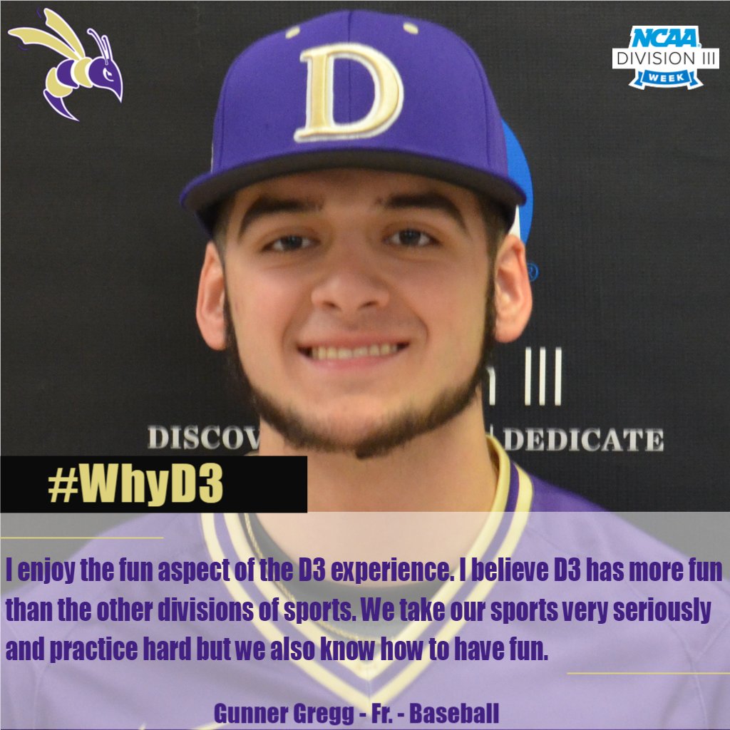 DC_Athletics's tweet photo. Throughout #D3Week we will be sharing why our student-athletes chose Division III and @defiancecollege and what they enjoy about the D3 experience.
First up are student-athletes from @DCJacketsBASE!
#JacketNation #WhyD3 #WhyDC https://t.co/KMop70ivXV