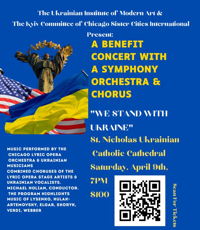 cirillistnicks's tweet photo. Join @LyricOpera and @ChicagoKyiv for a #StandWithUkraine️ benefit concert at St. Nicholas Cathedral Church this Saturday! #StNicksChi hopes to see you there! https://t.co/dP4fxZ32sq