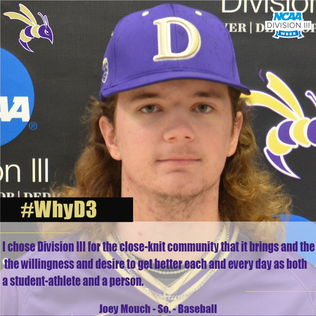 DC_Athletics's tweet photo. Throughout #D3Week we will be sharing why our student-athletes chose Division III and @defiancecollege and what they enjoy about the D3 experience.
First up are student-athletes from @DCJacketsBASE!
#JacketNation #WhyD3 #WhyDC https://t.co/KMop70ivXV