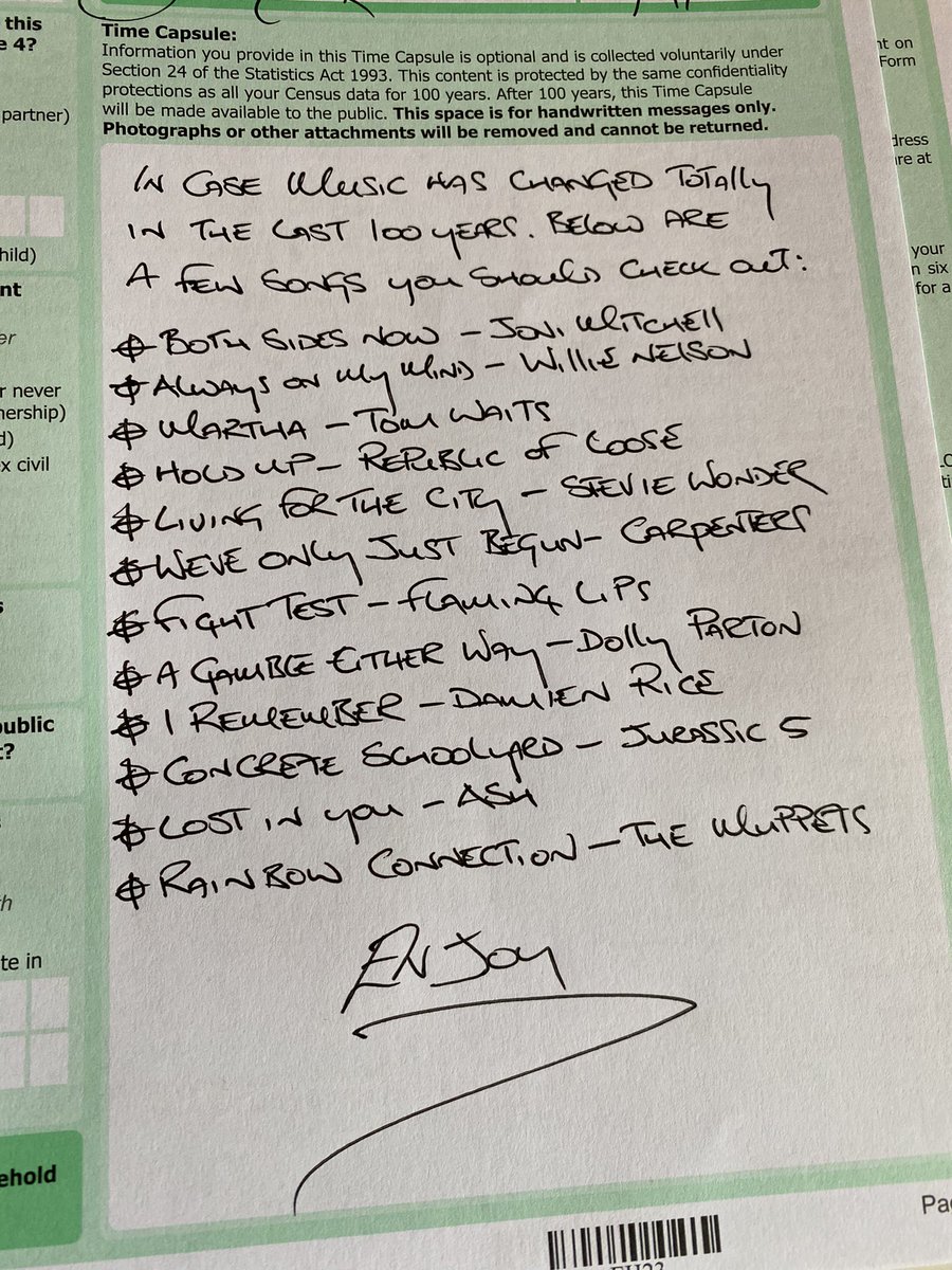 shaneycakes's tweet photo. I decided to use the #timecapsule to share some music with the future people. Also, I do love a good sad song 😀 https://t.co/ItIPLak2Ma