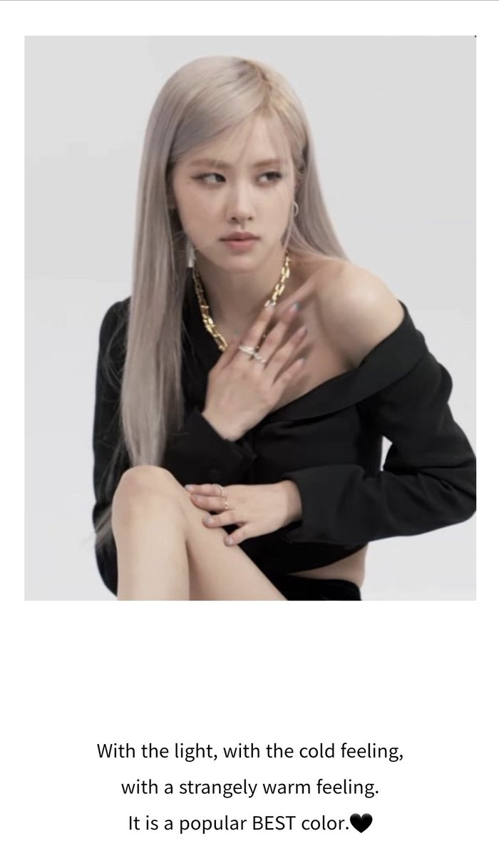 NumberOnesNews's tweet photo. Hair Salon talking about Rosé's hair color being popular because of her 
🔗: https://t.co/PYuFFFGKN2

블랙핑크 로제 #로제 #Rosé https://t.co/HPuiLuwDNx
