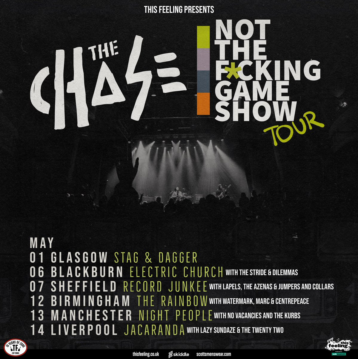 This_Feeling's tweet image. tour supports announced @OFL_TheChase 

thisfeeling.co.uk/thechase