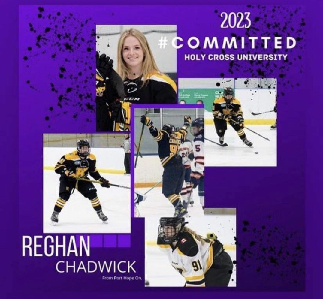 JWHockeyCamp's tweet image. ALUMNI SPOTLIGHT ⭐️ Sending out a big congratulations to one of our very own JW alumni, Reghan Chadwick on her commitment to Holy Cross. We’re so proud of you Reghan and you're proof that hard work and dedication goes a long way. We wish you the best and will be rooting for you!