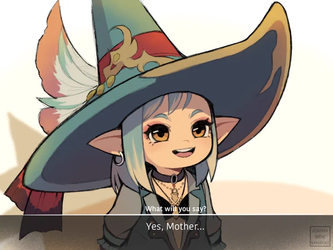 /slight Shadowbringers spoilers?/
The moment Y'shtola said this line, I lost my marbles and this is all I could think about, I'm so sorry.
(Also Hilda has a new drip 😳 always rocking a huge hat though)
#FFXIVART #FFXIV #FF14 