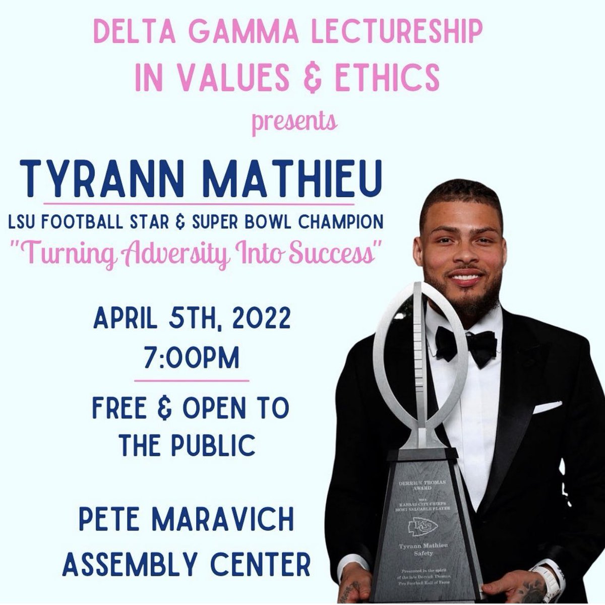 💜 back on campus again tomorrow night, come out &amp; Hang! @deltagammaLSU