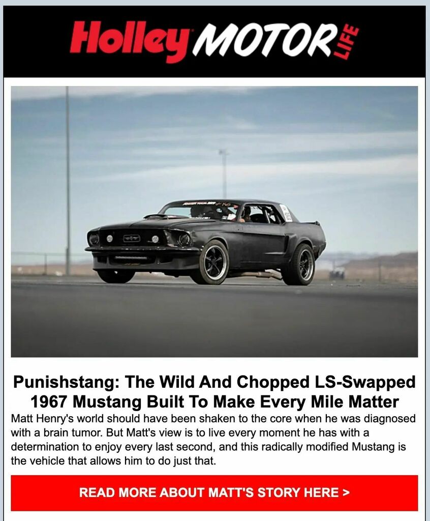 ImperialDad's tweet image. A few thousand of you are new since #LSFestWest 2021 and you'd probably be encouraged by the story @holleyperformance put together to share how the #punishstang fits into my #braintumorlife story as a dad of 6 and how it's been a tool for encouraging and… instagr.am/p/Cb70Irrrckt/