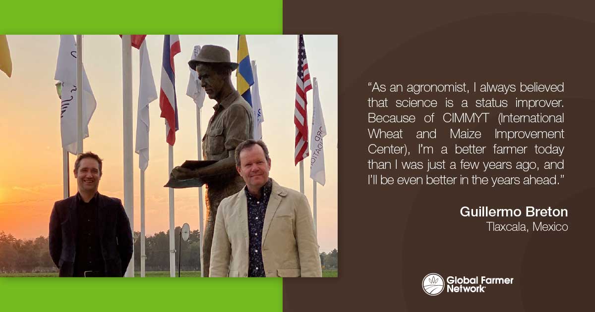 Guillermo Breton is not just an agronomist in Tlaxcala, Mexico, he is also a farmer. Breton shares some of the history of wheat germplasm, the science behind it, and the impact that it has had on his operation. Read the full story: bit.ly/3uQJXcl