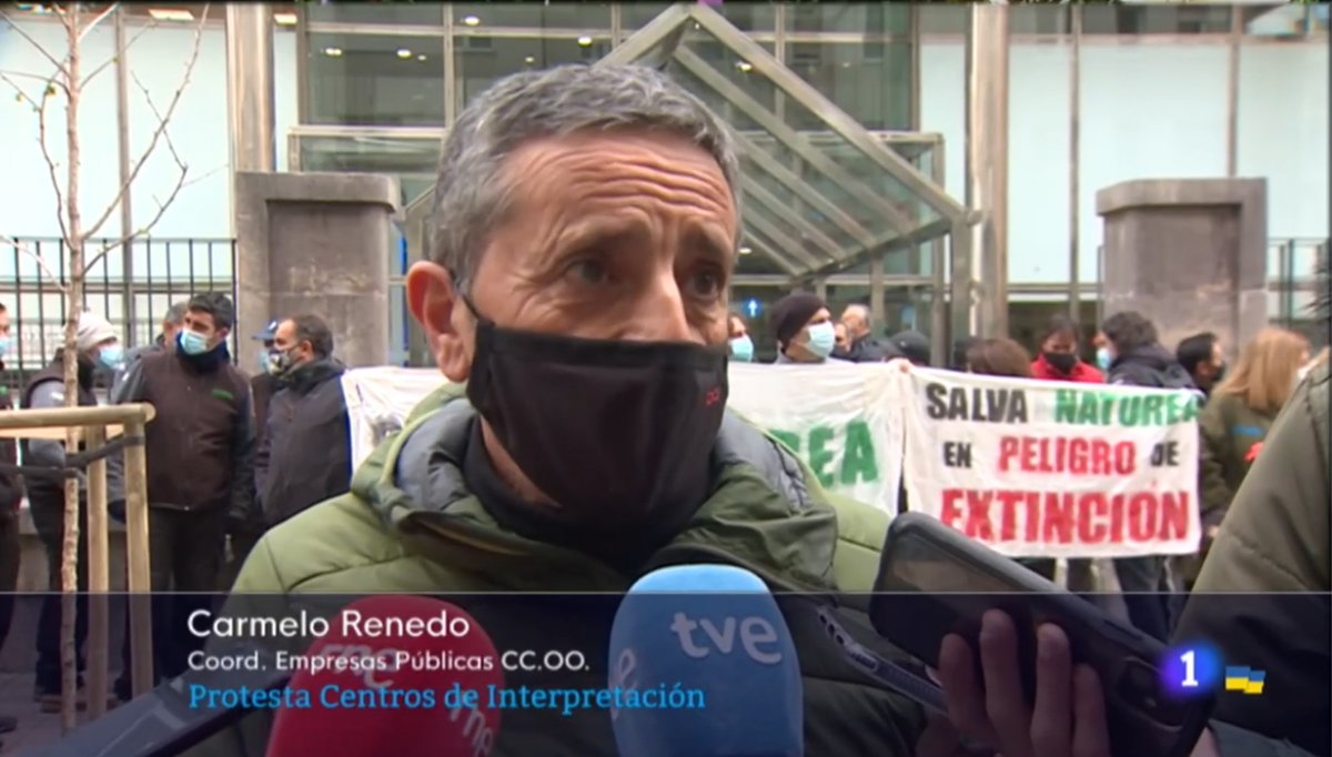 salvaNaturea's tweet photo. Telecantabria recoge la concentración de NATUREA frente al Gobierno de Cantabria. A partir del minuto 6:45
https://t.co/4fZ87iIZyY
9 meses de despropósito y no han podido prever la situación de los 5 centros del CIMA, que permanecerán cerrados en Semana Santa. "Desarrollo rural" https://t.co/qEsyFr6GTS
