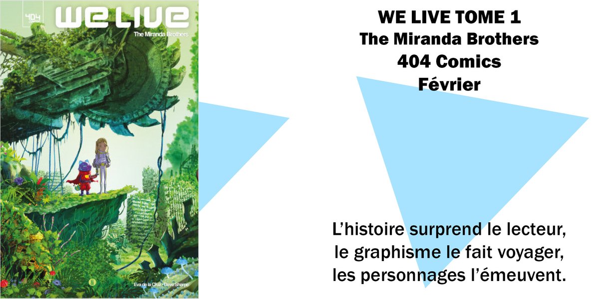 CYaneck's tweet photo. 10- We live tome 1, #mirandabrothers, @404Comics .
Une BD pour enfant ? Du post-apo ? Une oeuvre musicale ? Des dessins qui claquent ? Tout ça et plus encore ! #comicbook #comics #welive #404comics #sf #sciencefiction https://t.co/N4oQlc0Twm
