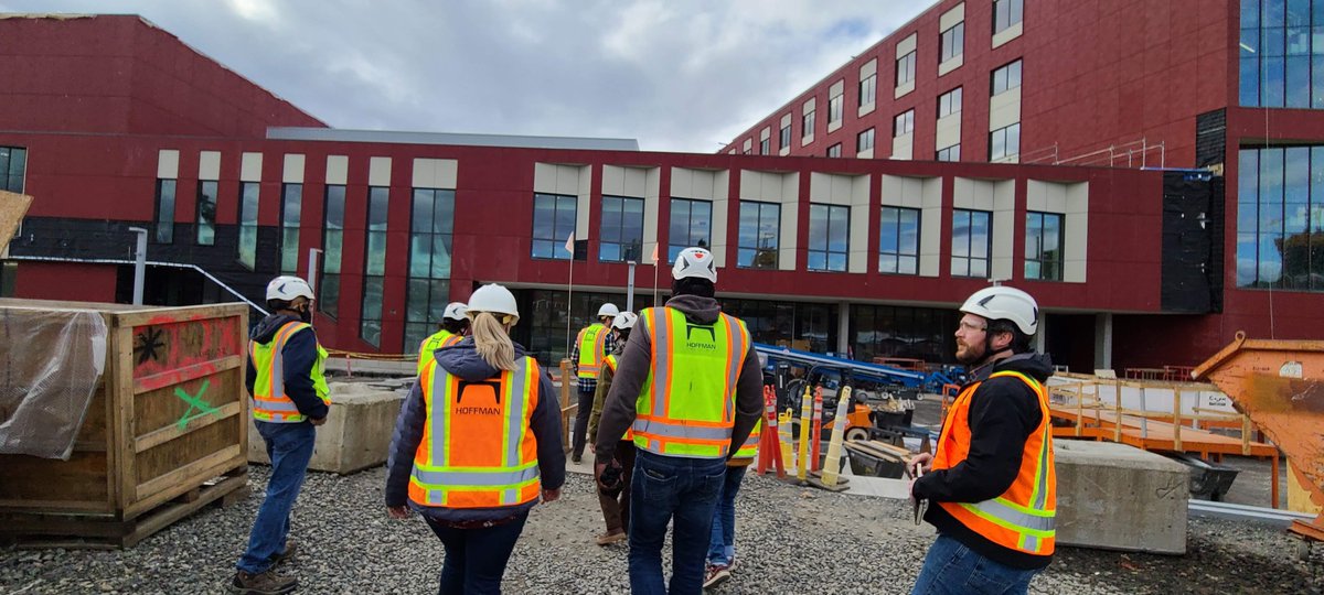Last week, one of the ACE teams had the opportunity to meet in person and visit the Lincoln High School
construction site, alongside @hoffmancorp and KPFF Portland. It was a great visit -- thanks to everyone who made this happen!