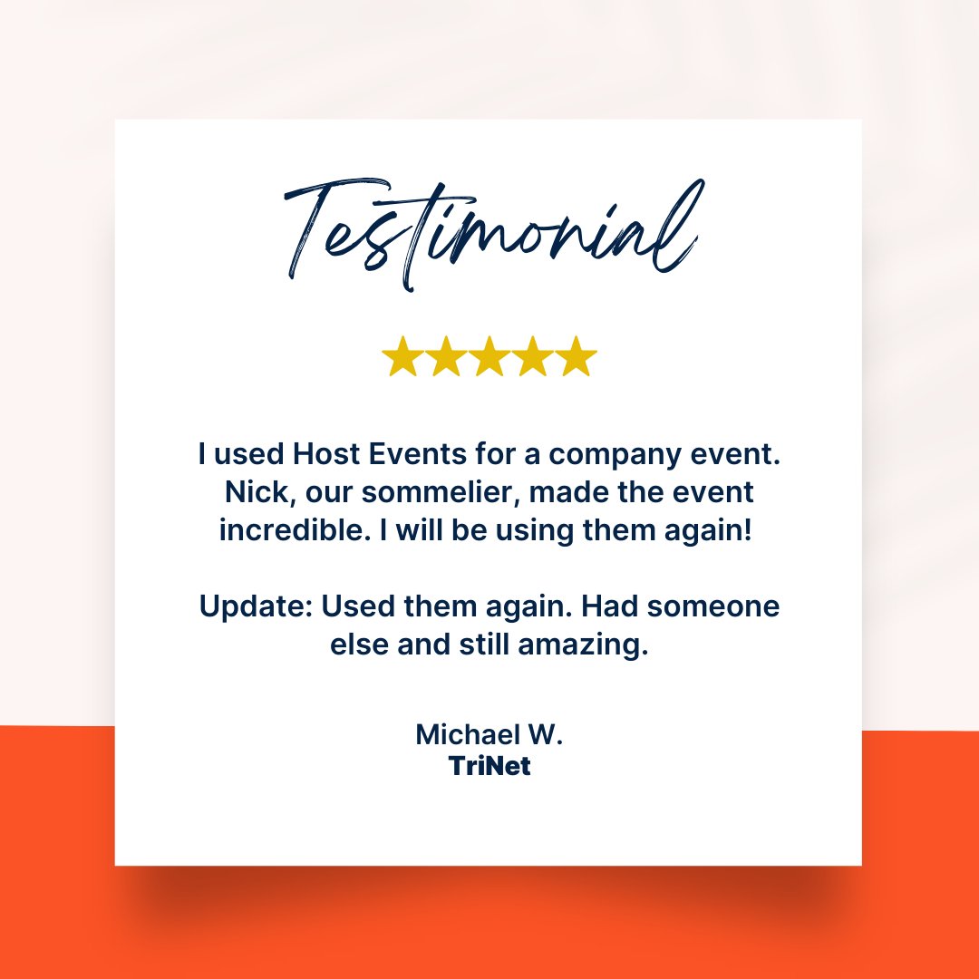 HostEventsInc's tweet photo. Our spirit &amp; wine sommeliers are the best of the best. See for yourself: https://t.co/7GBMKV5xiq #happyhour #wine #spirits https://t.co/EmtUePDd1j