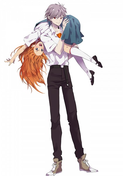 Anime Boy Carrying Girl Over His Shoulder