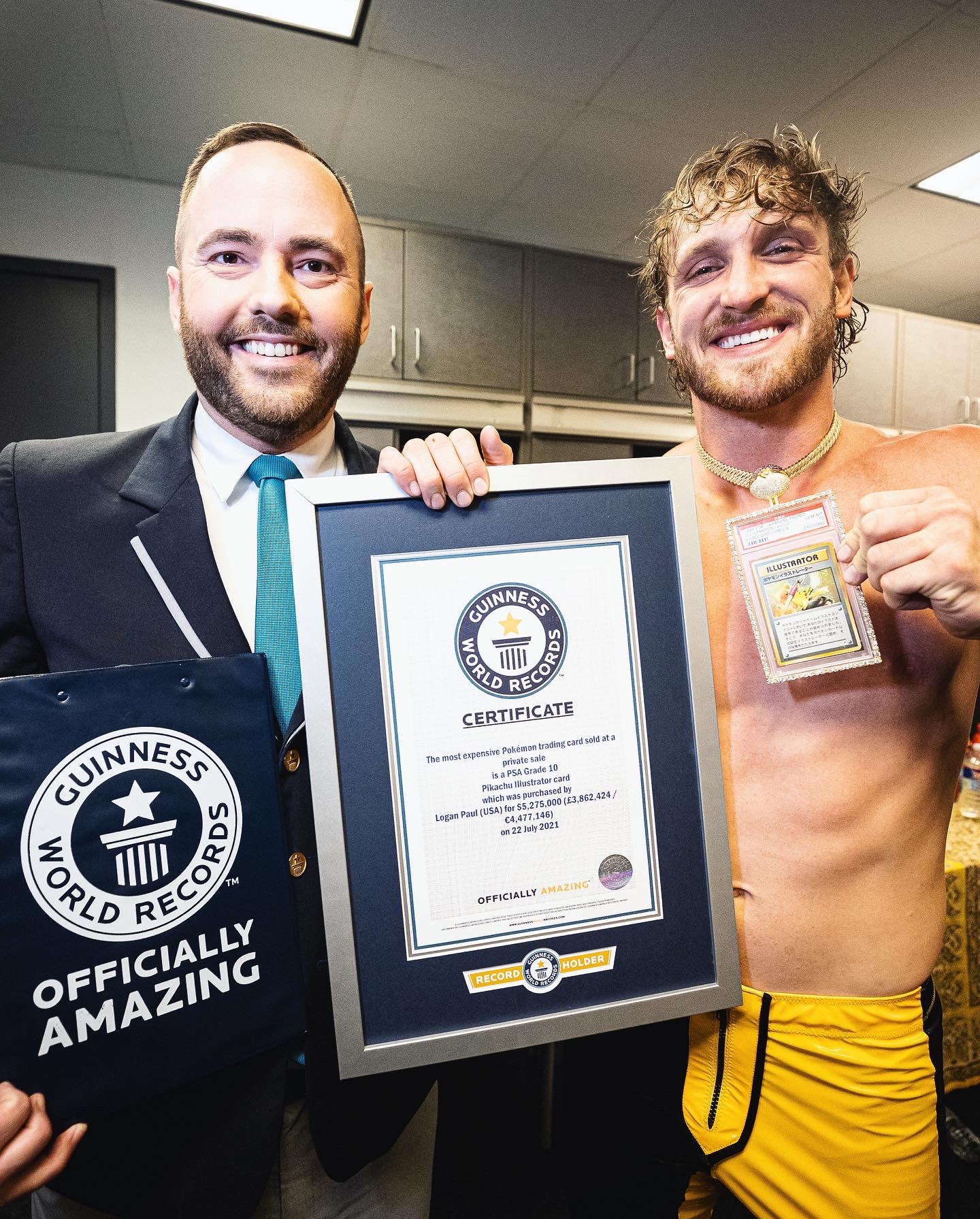 Logan Paul on Twitter "the real star of Wrestlemania — my 1/1 PSA 10