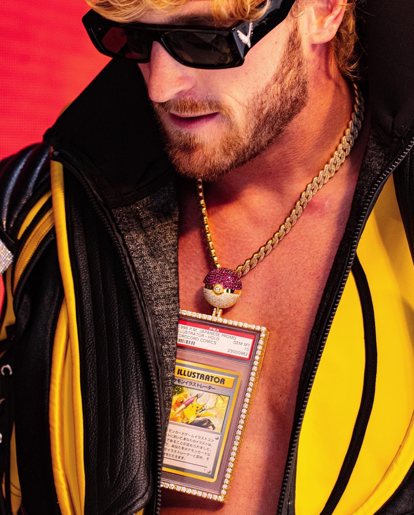 Logan Paul on Twitter "It’s held in an 80k custom diamond pendant with a Pokéball bail. This