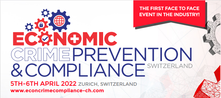 AlacoLtd's tweet photo. @Alaco is looking forward to attending the Economic Crime Prevention &amp; Compliance live and in person in Zurich from 5th to 6th April.  Look out for Daniel Vassall-Adams at the event and please come and say hello.
#EconomicCrime #Compliance #CrimePrevention https://t.co/xbLz56LgaM