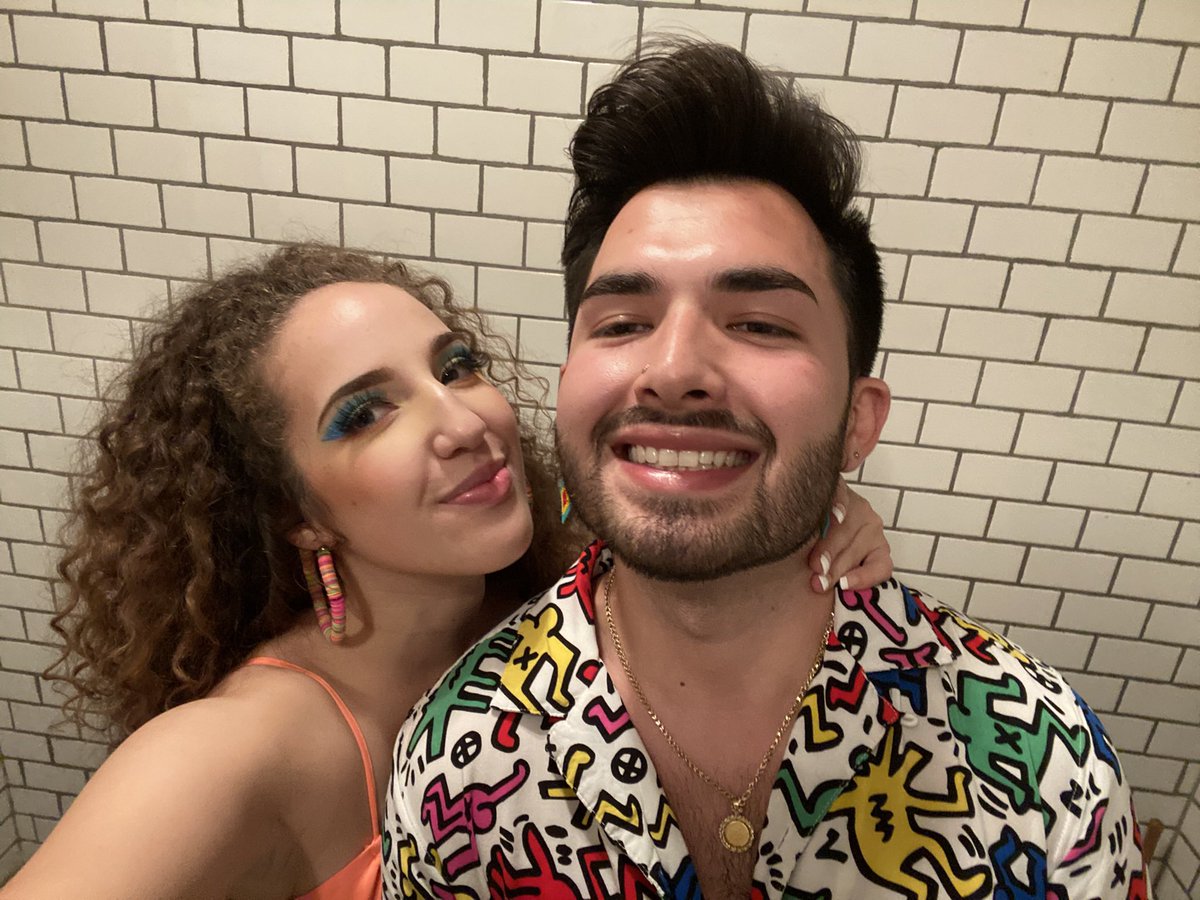 GraceBanks22's tweet photo. look at how cute me + my novio looked at this bad girls club themed bday party  we 💘 bad girls club https://t.co/TcXWCIEM6k