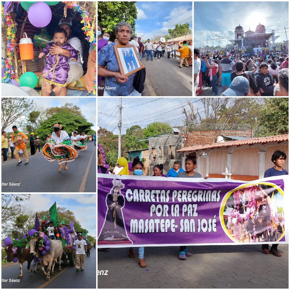 #Nicaragua  Somos una Tierra llena de Cultura y Tradiciones . Aquí  la llegada de las carretas peregrinas al Santuario Nacional Jesús del Rescate en la Ciudad de Rivas. #PuebloUnidoInvencible #LeonRevolucion <a href="/TE2021/">Tropa Sandinista</a> <a href="/Vanegas_Pancho/">Francisco Vanegas</a> @Nbalmaceda2