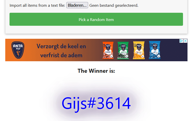 MedanoGaming's tweet photo. We used https://t.co/xCrA0DAe0U to pick a winner out of our new Discord followers! 🏆Gijs#3614 congrats! https://t.co/mSBbvVk2qu