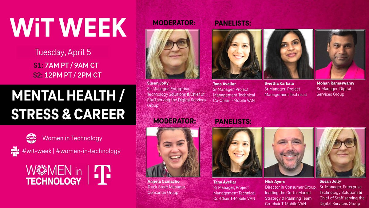 MichelleVega2's tweet photo. There is still one more session on this first day of #WiTWeek2022! And make sure you tune in tomorrow for more great conversations! https://t.co/1LA9PCfh8h
