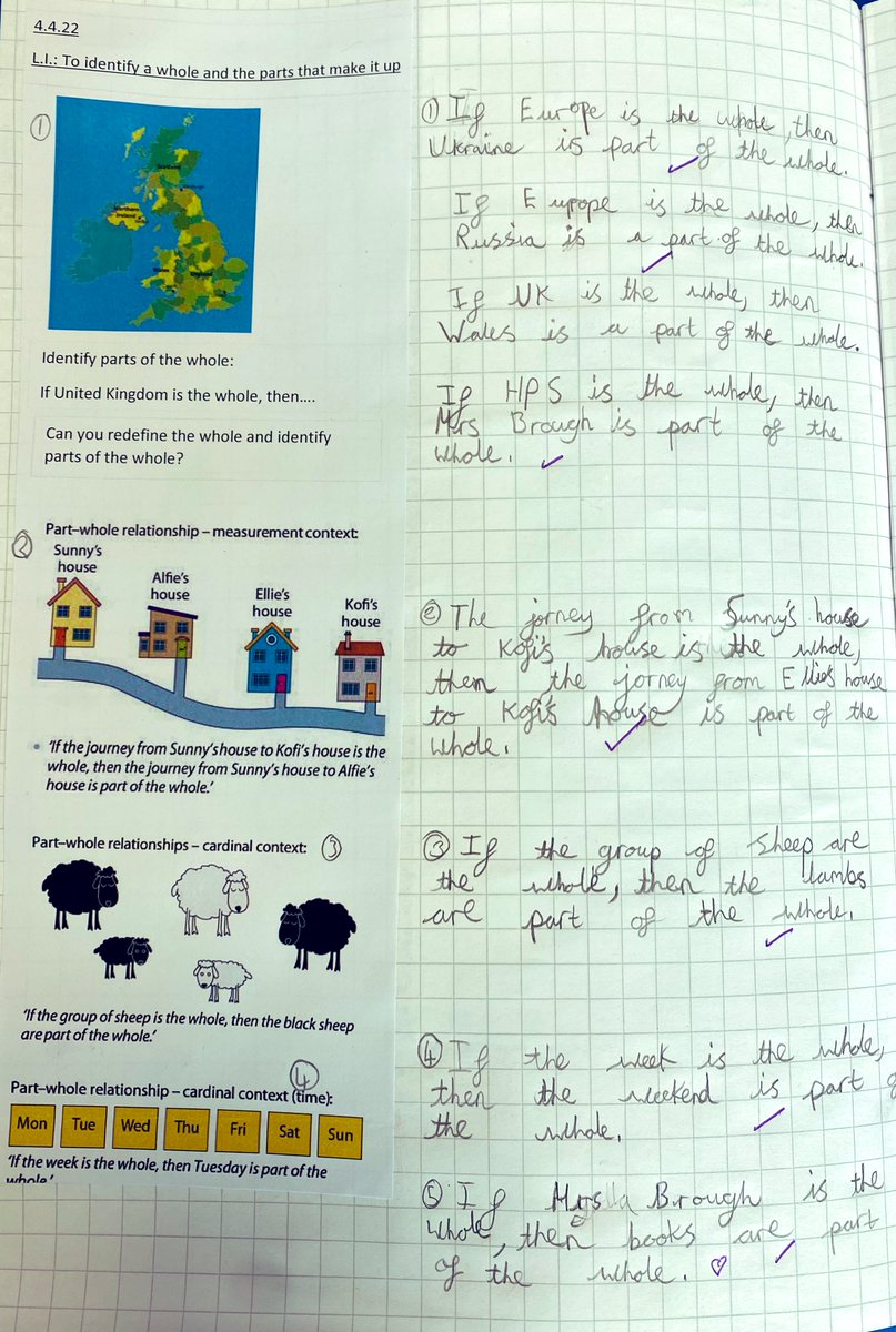 jennyflavs's tweet photo. Absolutely love this lesson! @NCETM PD materials. Great to see the understanding in the Y4 books, I especially loved the added own examples. @HPSDerbyshire https://t.co/C5ITbSIjwR