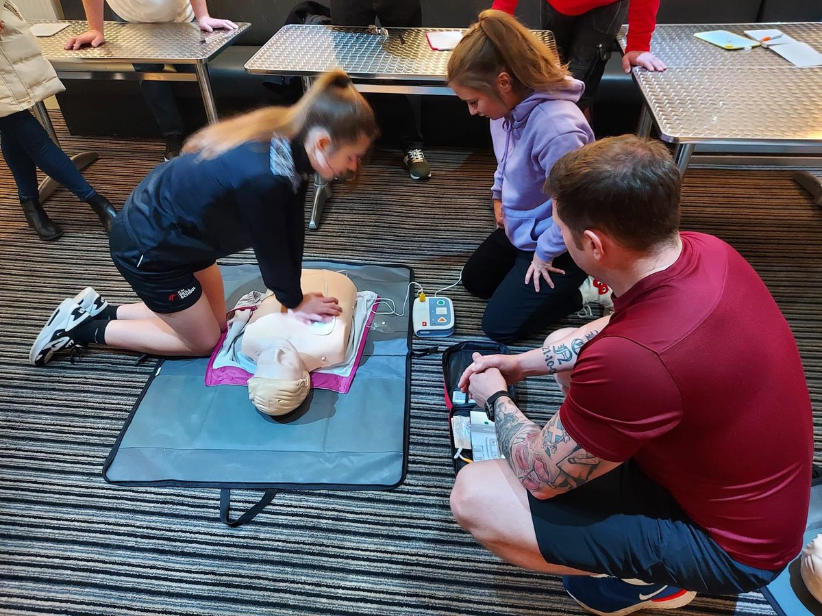 Great job from Zoe and thanks to Dundee First Aid Training ✅⛑🩹