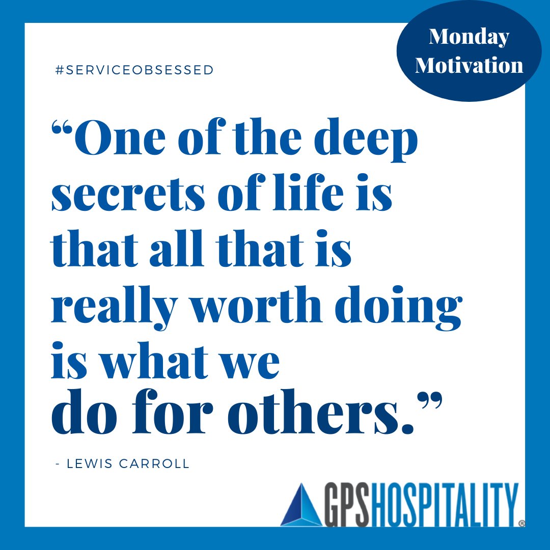 gpshospitality's tweet photo. Get your week started w/ #MondayMotivation! Kudos to all our hard-working team members for their commitment to creating positive guest experiences. #ServiceObsessed https://t.co/I53uXW4AFe