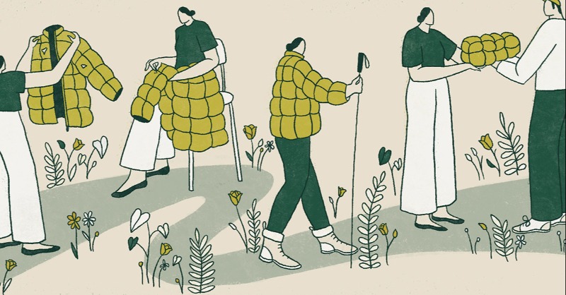 REI's tweet photo. Reusing gear saves money and reduces waste. Sounds like a win-win, huh? 

We have tips on how to shop and sell preloved gear.