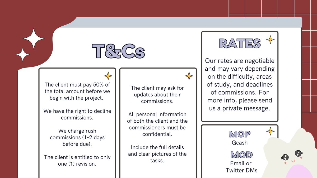 acadhelper__'s tweet image. We are your friendly academic helpers! And we offer legitimate and affordable scholarly services^°^ 

Don&apos;t hesitate to send us a DM and we&apos;ll help you right away ☆

#academiccommission #acadcom #acadhelper #commissions #commissionsopen