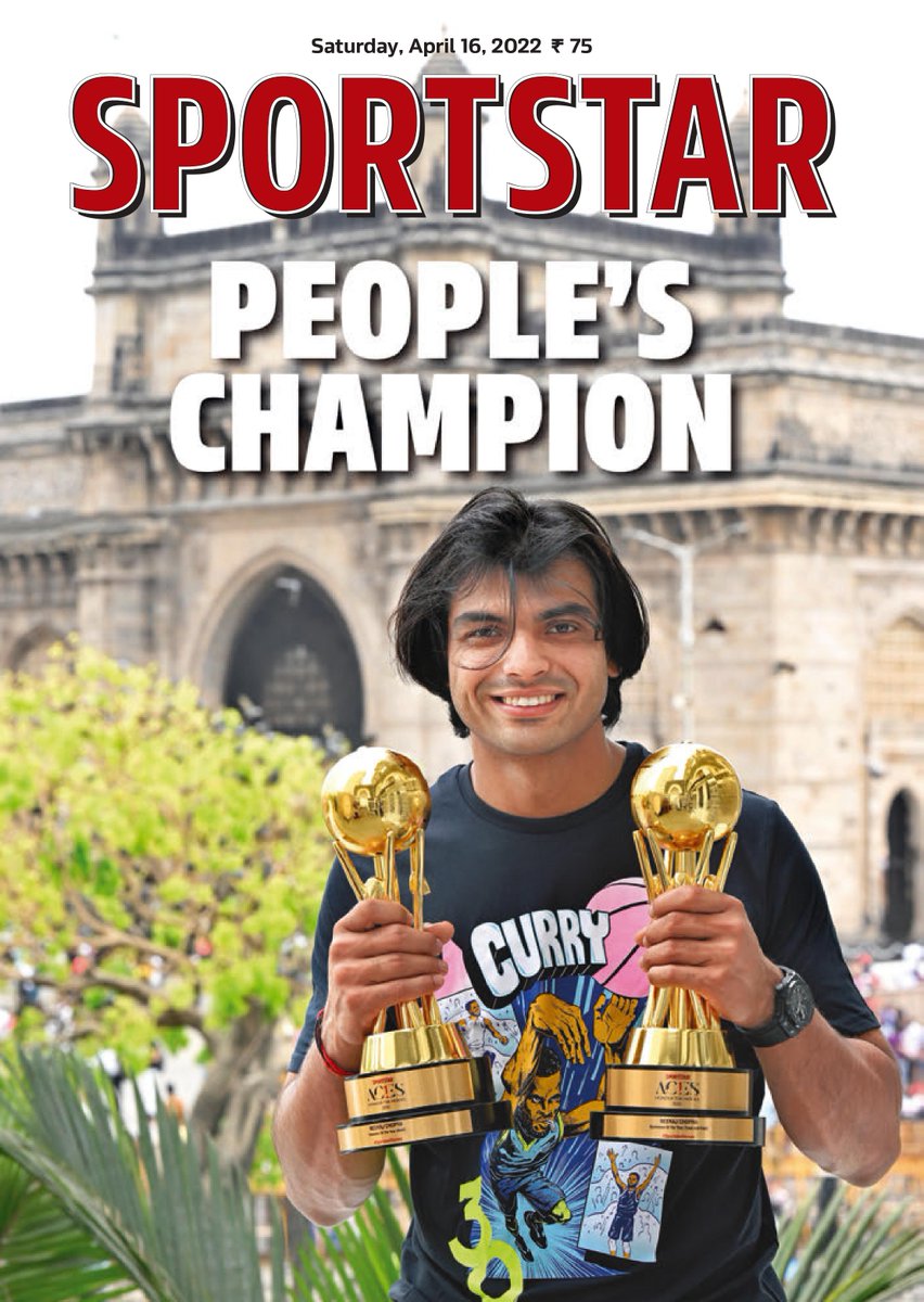 sportstarweb's tweet photo. 🔸Cover story on India's golden boy @Neeraj_chopra1
🔹On all #AcesAwards winners
🔸#CWC22 photo feature
🔹@HydFCOfficial, the new #ISL champion
🔸The rise and rise of @lakshya_sen

...all these and more in the latest edition of the magazine!

Subscribe: https://t.co/FAvfZdlRIz https://t.co/Vhd9eQnnw4